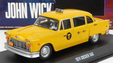 Greenlight Checker Marathon Taxi 1974 - John Wick Iii Parabellum Movie 1:43 Žlutá