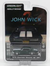 Greenlight Chevrolet Chevelle Ss 396 Coupe 1970 - John Wick Movie Ii 1:64 Green Met