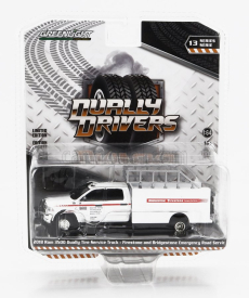 Greenlight Dodge Ram 3500 Double Cabine Firestone And Bridgestone Emergency Road 2018 1:64 Bílá