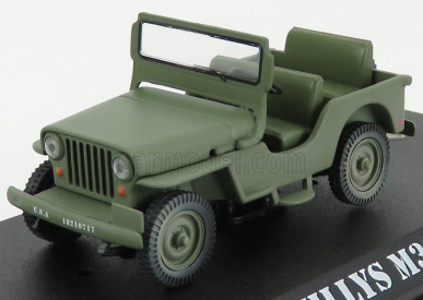 Greenlight Jeep Willys M38 Open 1950 - M-a-s-h 1:43 Vojenská Zelená