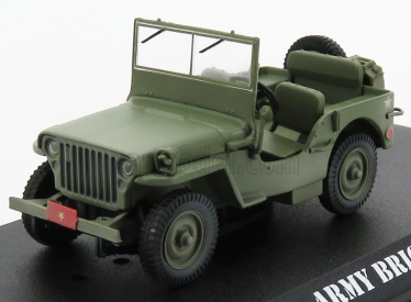 Greenlight Jeep Willys Mb Open 1942 - M-a-s-h 1:43 Vojenská Zelená