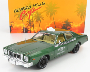 Greenlight Plymouth Fury Checker Cab Taxi 1976 - Beverly Hills Cop 1:18 Green Met