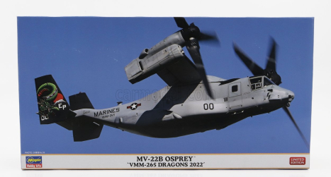 Hasegawa Boeing Mv-22b Osprey Vmm-265 Dragons Airplane Military 2022 1:72 /