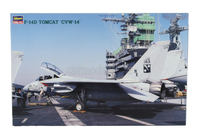 Hasegawa Grumman F-14d Tomcat Cvw-14 Military Airplane 1974 1:48 /