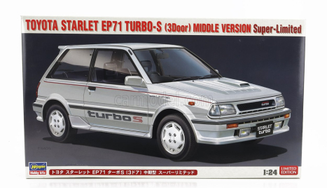 Hasegawa Toyota Starlet Ep71 Turbo S Middle Version 1987 1:24 /