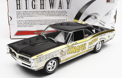 Highway61 Pontiac Gto Tin Indian Knafel Pontiac Akron Ohio 1966 L.dixon 1:18 Cream Black