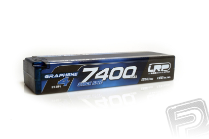 HV Stock Spec GRAPHENE-4 7400mAh Hardcase Akku - 7.6V LiPo - 135C/65C