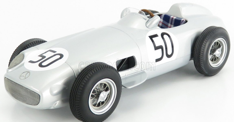 I-scale Mercedes benz F1  W196 N 50 4th British Gp 1955 P.taruffi 1:18 Silver