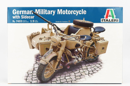 Italeri BMW R75 With Sidecar German Military 1941 1:9 /