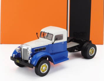 Ixo-models Federal 45m Tractor Truck 2-assi 1965 1:43 Modrá Bílá