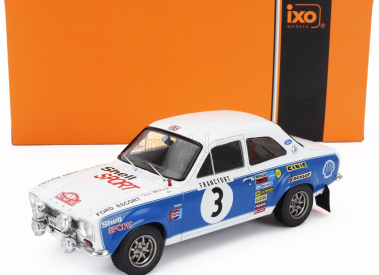 Ixo-models Ford england Escort Mki Rs 1600 (night Version) N 3 Rally Montecarlo 1973 Timo Makinen - Henry Liddon 1:24 Modrá Bílá