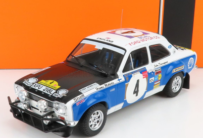 Ixo-models Ford england Escort Mki Rs 1600 (night Version) N 4 Rally Safari 1973 H.mikkola - J.davenport 1:18 Bílá Modrá Černá