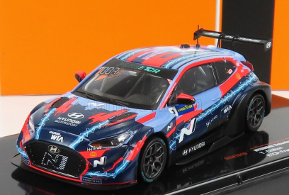 Ixo-models Hyundai Veloster N 3 Etcr Season 2021 T.chilton 1:43 2 Tóny Modré Červené