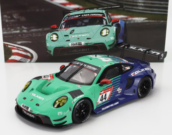 Ixo-models Porsche 911 992 Gt3 R Team Falken Motorsports N 44 10th 24h Nurburgring 2023 Joel Eriksson - Tim Heinemann - Nico Menzel - Martin Ragginger 1:18 Zelená Modrá