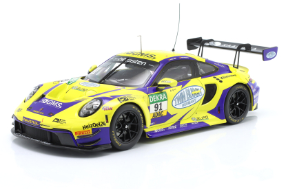 Ixo-models Porsche 911 992 Gt3 R Team Joos By Racemotion N 91 Adac Gt Masters 2023 Finn Gehrsitz - Sven Muller 1:18 Žlutá Modrá