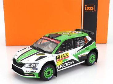 Ixo-models Škoda Fabia R5 Team Skoda Motorsport N 31 Rally Racc Catalunya 2018 Jan Kopecky - Pavel Dresler 1:24 Bílá Zelená Černá