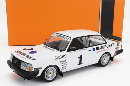 Ixo-models Volvo 240 Turbo Team Ips Racing Blaupunkt N 1 Dtm Zolder 1986 P.stureson 1:18 Bílá