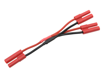 Kabel Y paralelní 2.0mm zlacený 14AWG 12cm