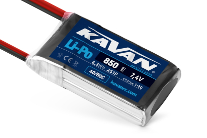 KAVAN Li-Po 850mAh/7,4V 40/80C 6,3Wh