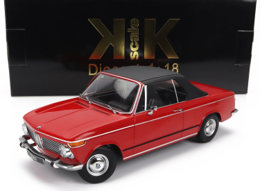 Kk-scale BMW 2002 Cabriolet 1968 - With Removable Soft-top 1:18 Red