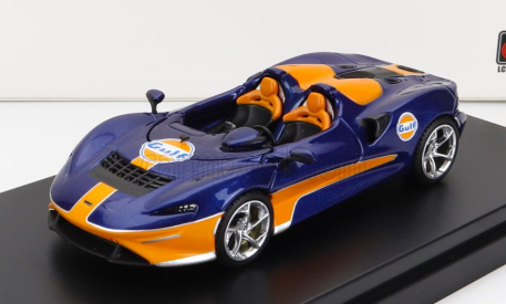 Lcd-model Mclaren Elva Gulf Livery 2020 1:64 Modrá Oranžová