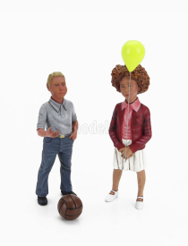 Le mans miniatures Figures Set 2x Bambini Con Palloncini - Children With Balloon Tessa & Nils 1:18 Různé