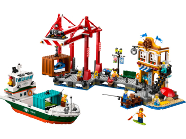 LEGO City - Přístav s nákladní lodí