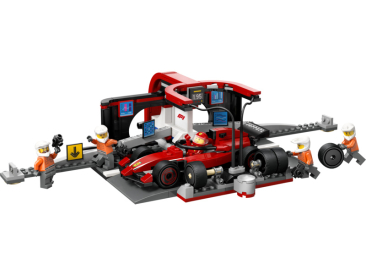 LEGO City - Zastávka v boxech F1® a personál s vozem Ferrari