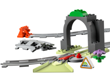 LEGO DUPLO - Železniční tunel a koleje – rozšiřující sada