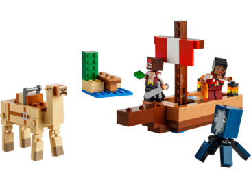 LEGO Minecraft - Plavba na pirátské lodi