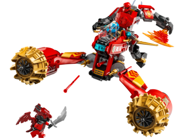 LEGO Ninjago - Kaiův bouřný jezdec a robot