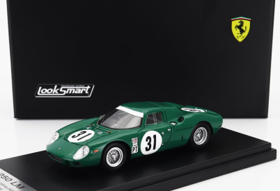 Looksmart Ferrari 250lm Coupe N 31 3rd 12h Sebring 1965 David Piper - Tony Maggs 1:43 Zelená