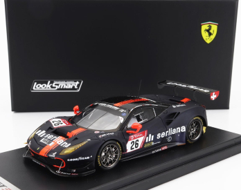 Looksmart Ferrari 488 Gt3 Evo 3.9l Turbo V8 Team Octane 126 Ag N 26 24h Nurburgring 2021 Bjorn Grossmann - Simon Trummer - Jonathan Hirschi - Luca Ludwig 1:43 Matná Modrá Oranžová