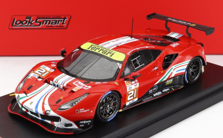 Looksmart Ferrari 488 Gte Evo 3.9l Turbo V8 Team Af Corse N 21 1:43, červená