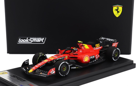 Looksmart Ferrari F1  Sf-23 Team Scuderia Ferrari N 55 Monza Gp 2023 Carlos Sainz 1:43 Červená Černá