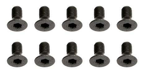 M3x0,5x6mm, Imbus šrouby s zápustnou hlavou, 10 ks.