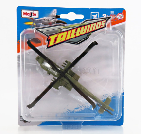 Maisto Hughes Ah-64 Apache Helicopter 1975 1:100 Vojenská Zelená