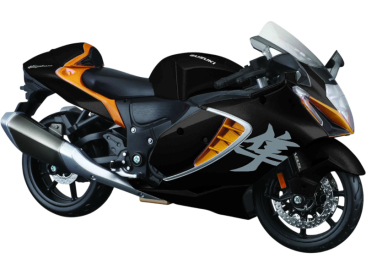 Maisto Suzuki Hayabusa 2022 1:12 černo-oranžová