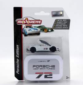 Majorette Porsche Vision N 72 Gran Turismo Spyder 1300cv Electric Hyper Car 2022 1:64 Bílá