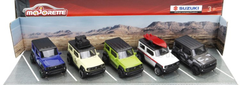 Majorette Suzuki Set 5x Jimny Jb74 2018 1:64 Různé