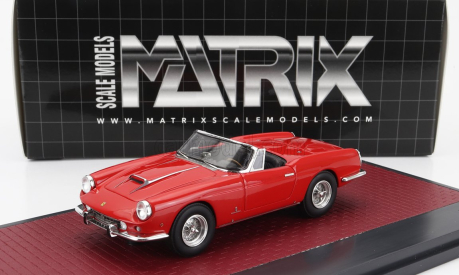 Matrix scale models Ferrari 400 Superamerica Pinifarina Cabriolet Open 1960 1:43 Red