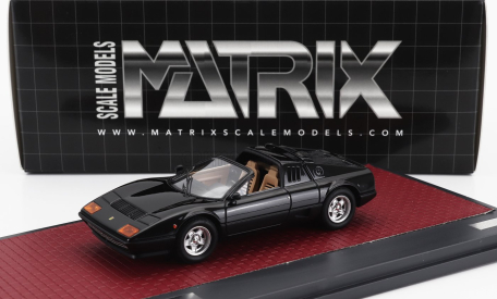 Matrix scale models Ferrari 512bb Targa Straman 1978 1:43 Black