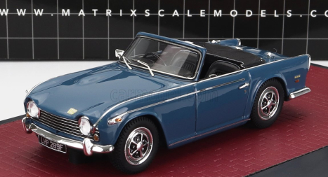 Matrix scale models Triumph Tr5 Cabriolet Open 1967 1:43 Blue