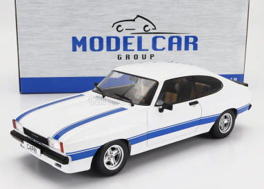 Mcg Ford england Capri Mkii Coupe Rhd 1975 1:18 Bílá Modrá