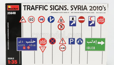 Miniart Accessories Segnali Stradali - Traffic Signs Syria 2010 1:35 /