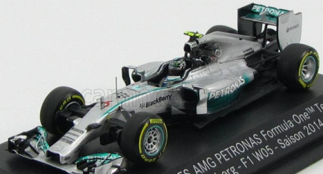 Minichamps Mercedes gp F1  W05 Amg Petronas N 6 Season 2014 Nico Rosberg 1:43 Stříbrná Zelená