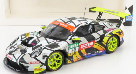 Minichamps Porsche 911 991-2 Gt3-r Iron Force By Ring Police Team N 69 1:18