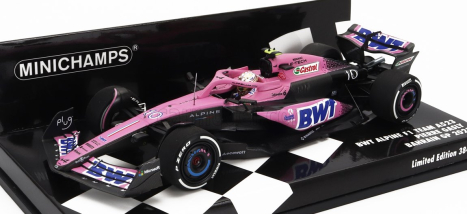 Minichamps Renault F1  A523 Team Bwt Alpine N 10 Season 2023 Pierre Gasly 1:43 Modrá Růžová