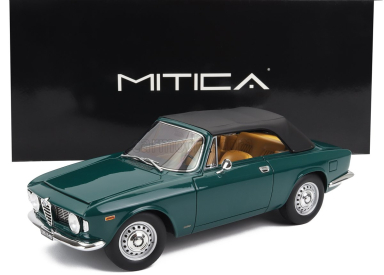 Mitica Alfa romeo Giulia 1600 Gtc Cabriolet Closed 1964 – Interior Cinghiale 1:18 Verde Pino 216 - Zelená