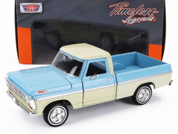 Motor-max Ford usa F-100 Pick-up 1969 1:24 Světle Modrá Krémová